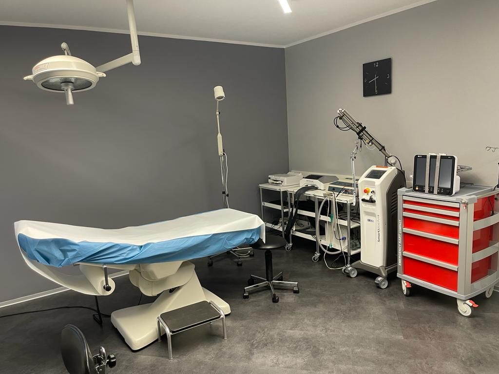 La sala chirurgica dell'ambulatorio